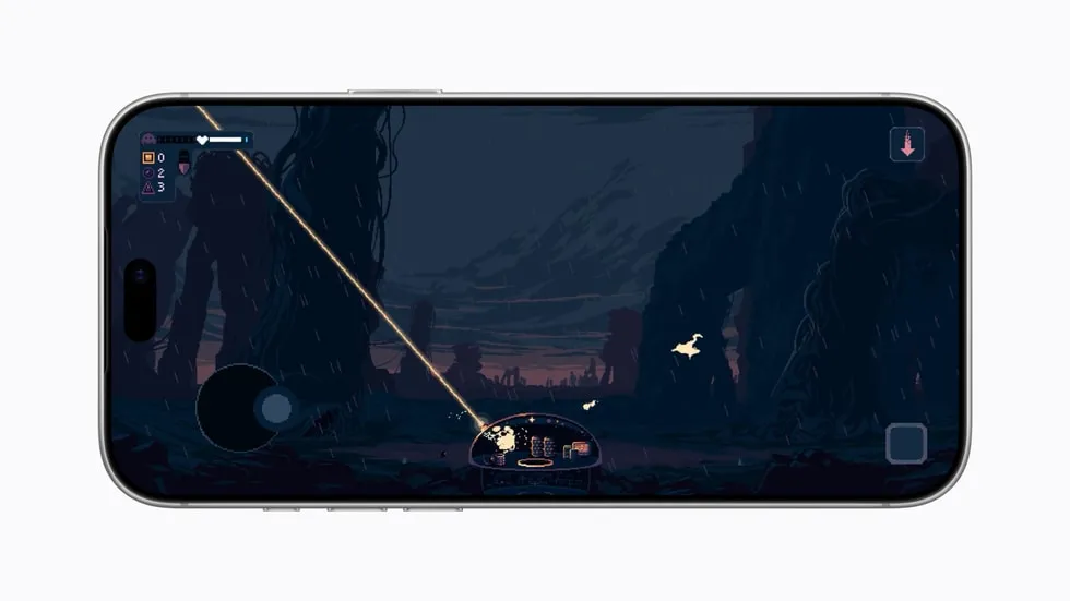Игровой экран Dome Keeper на iPhone