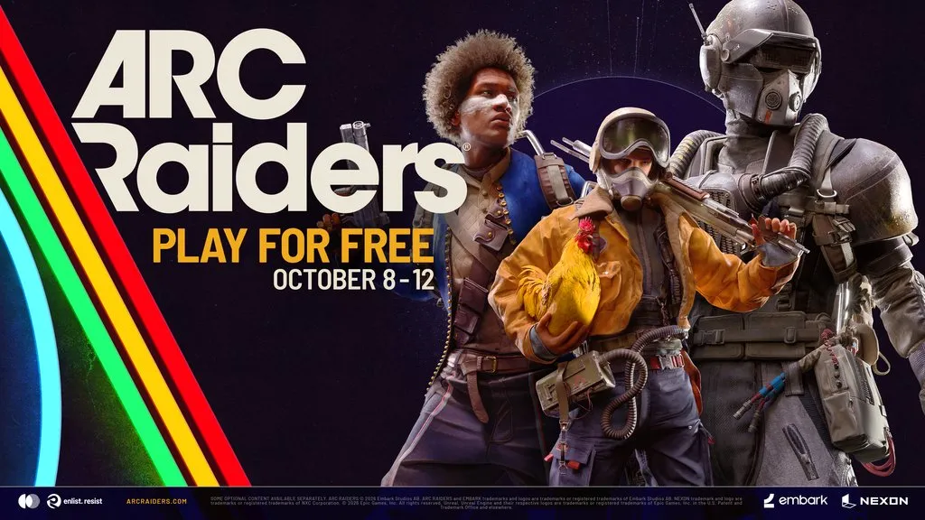 Arc Raiders: Play for free, October 8-12