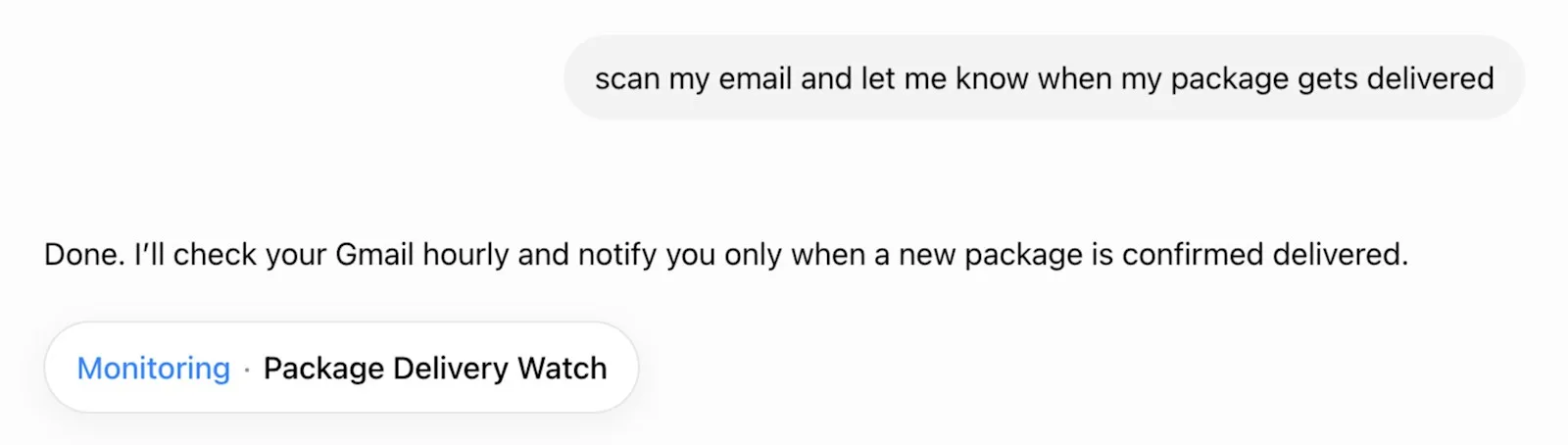 Задача ChatGPT проверяет Gmail каждый час