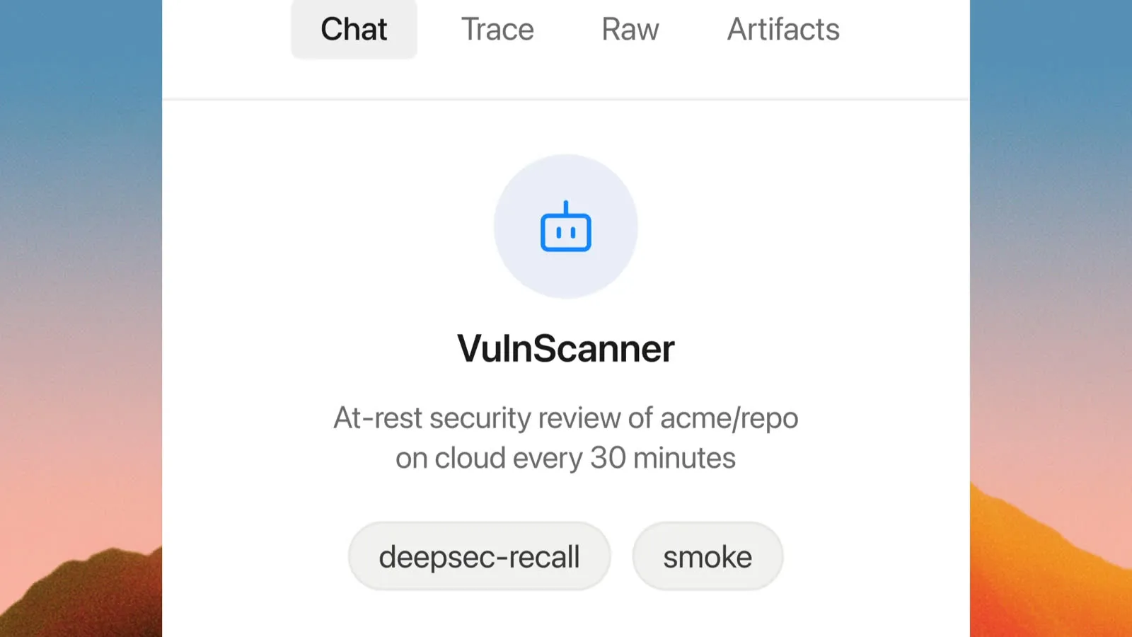 Playground Agent SDK: бот VulnScanner