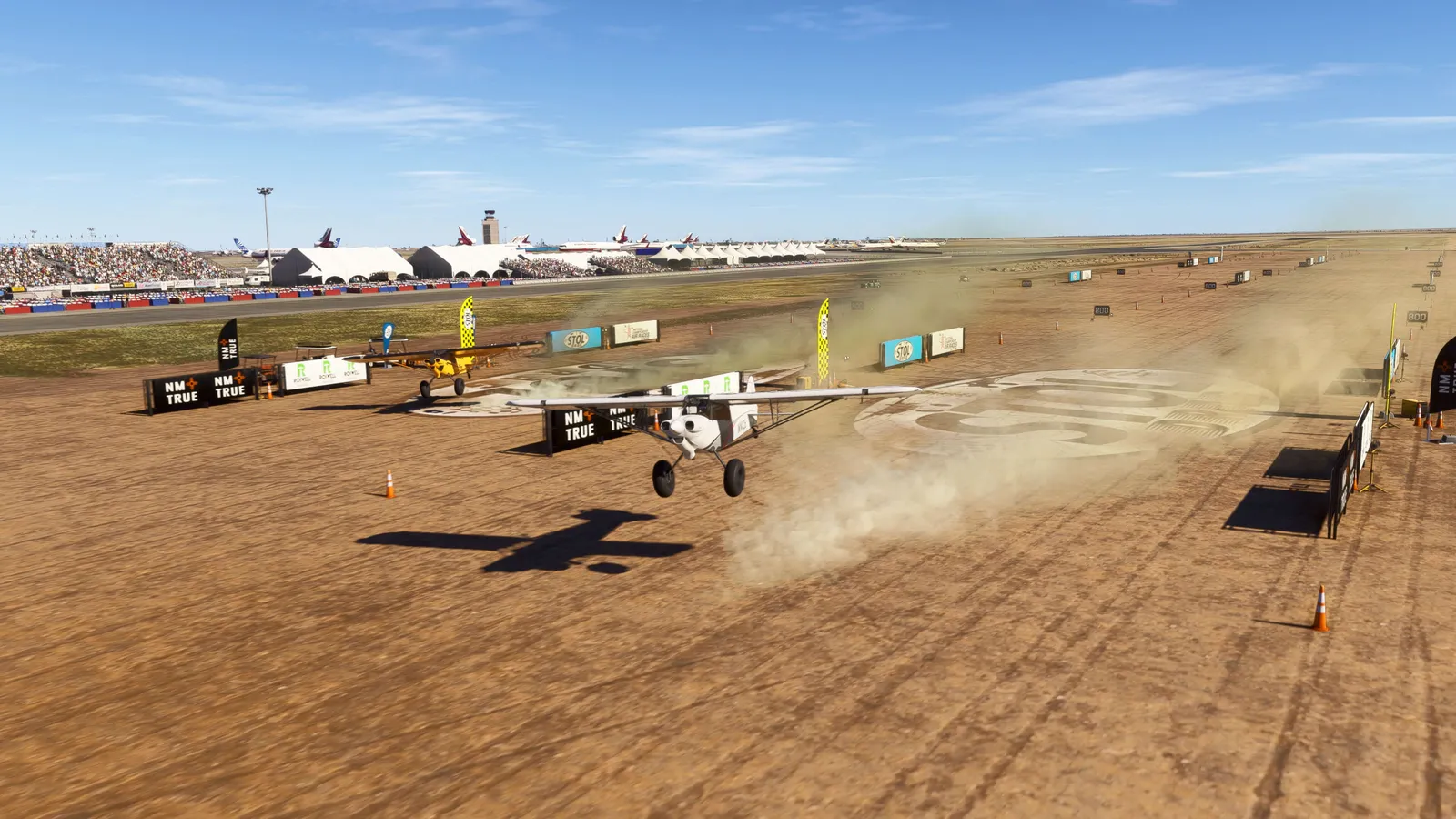 STOL-драг на трассе Розуэлл в Flight Simulator 2024