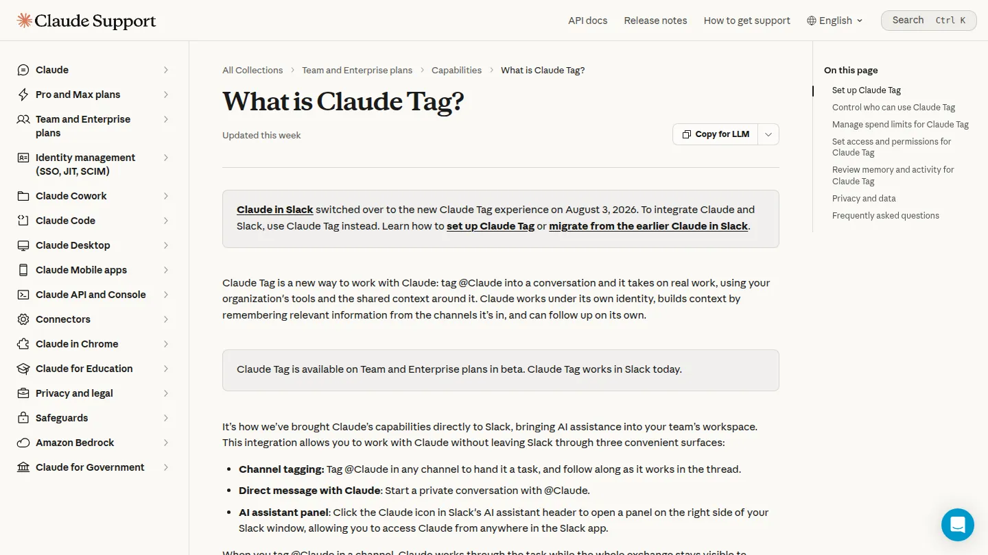 Справка Anthropic: что такое Claude Tag