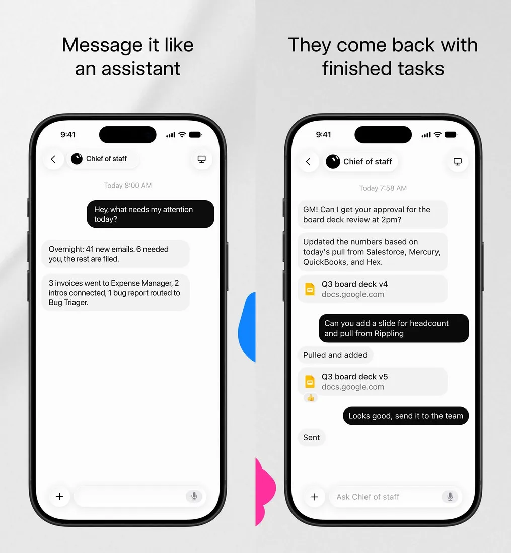 Чат с Grok Bot на iPhone: сводка за утро и готовая задача