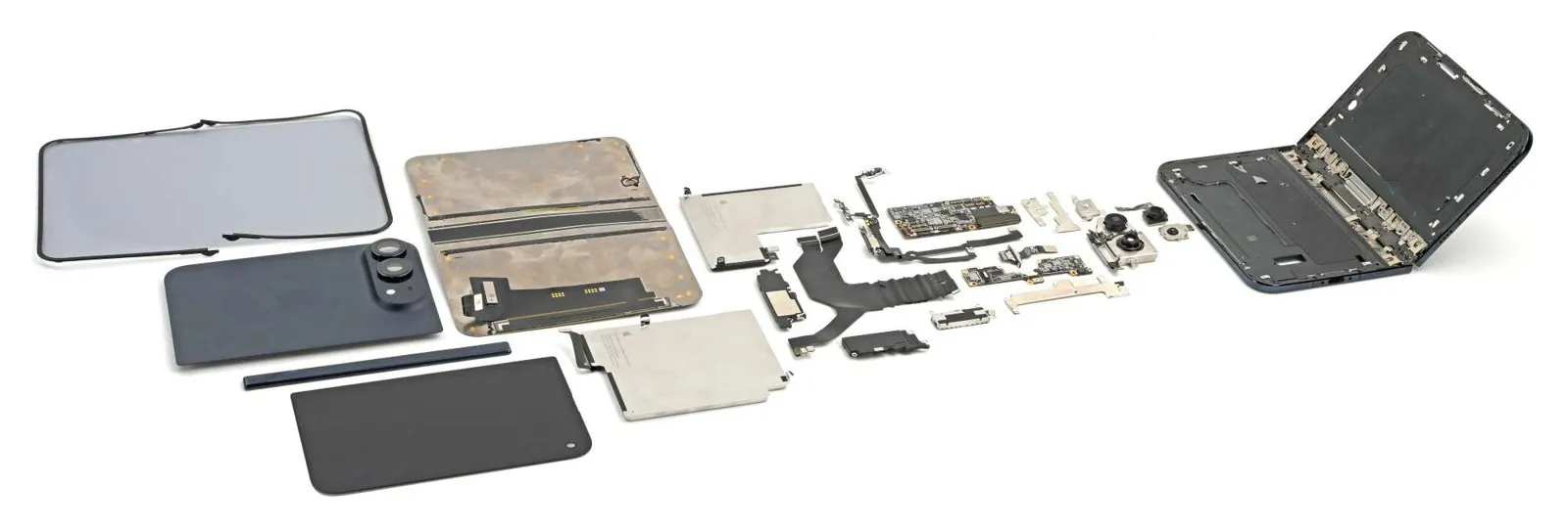 iPhone Duo, разобранный на детали