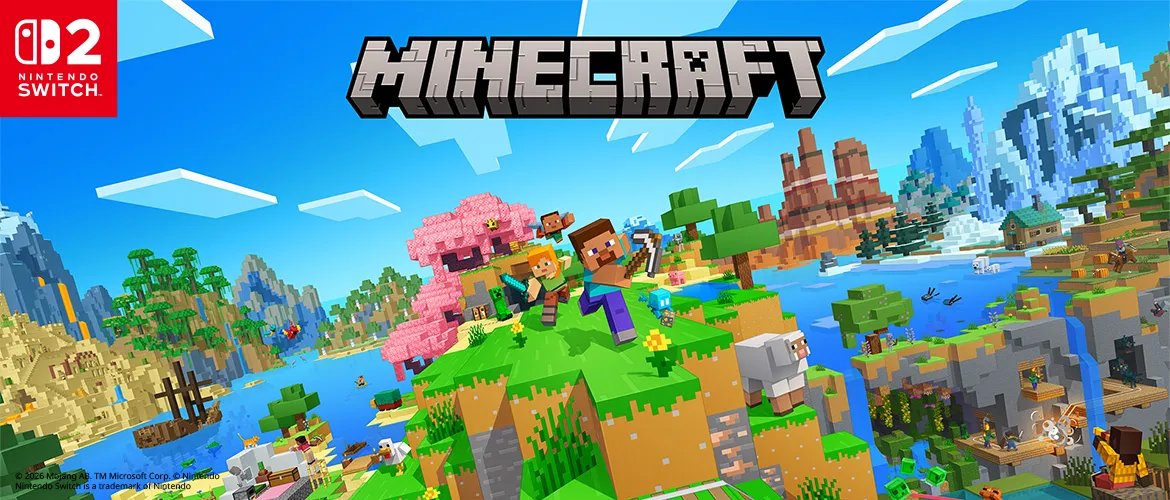 Обложка Minecraft для Nintendo Switch 2