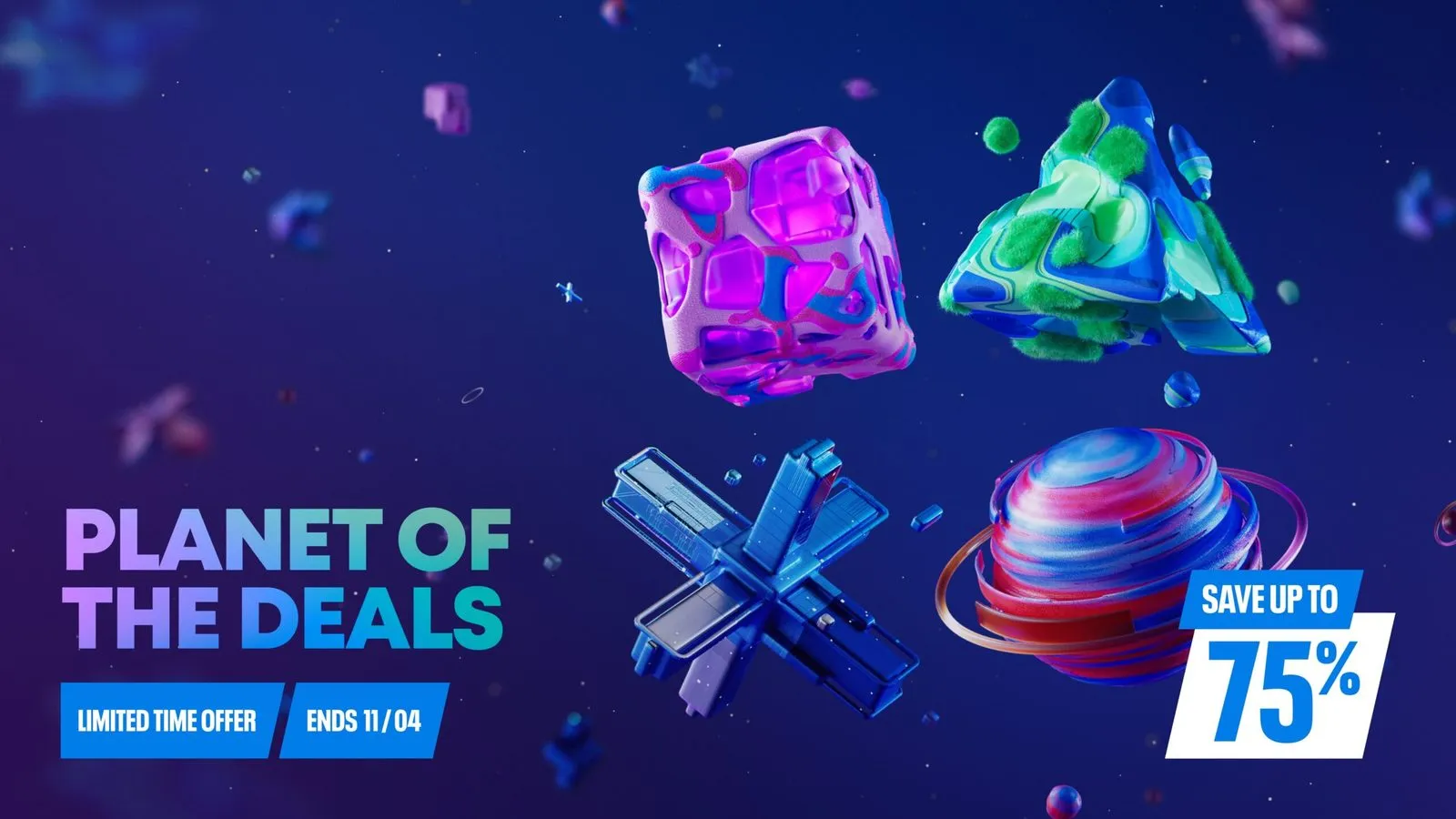 Баннер распродажи Planet of the Deals в PlayStation Store