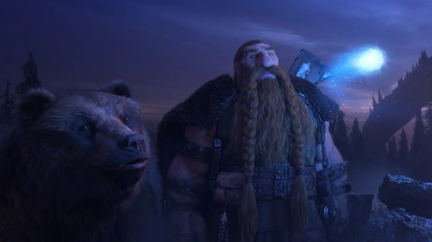 Дворф и медведь из ролика WoW: Forever