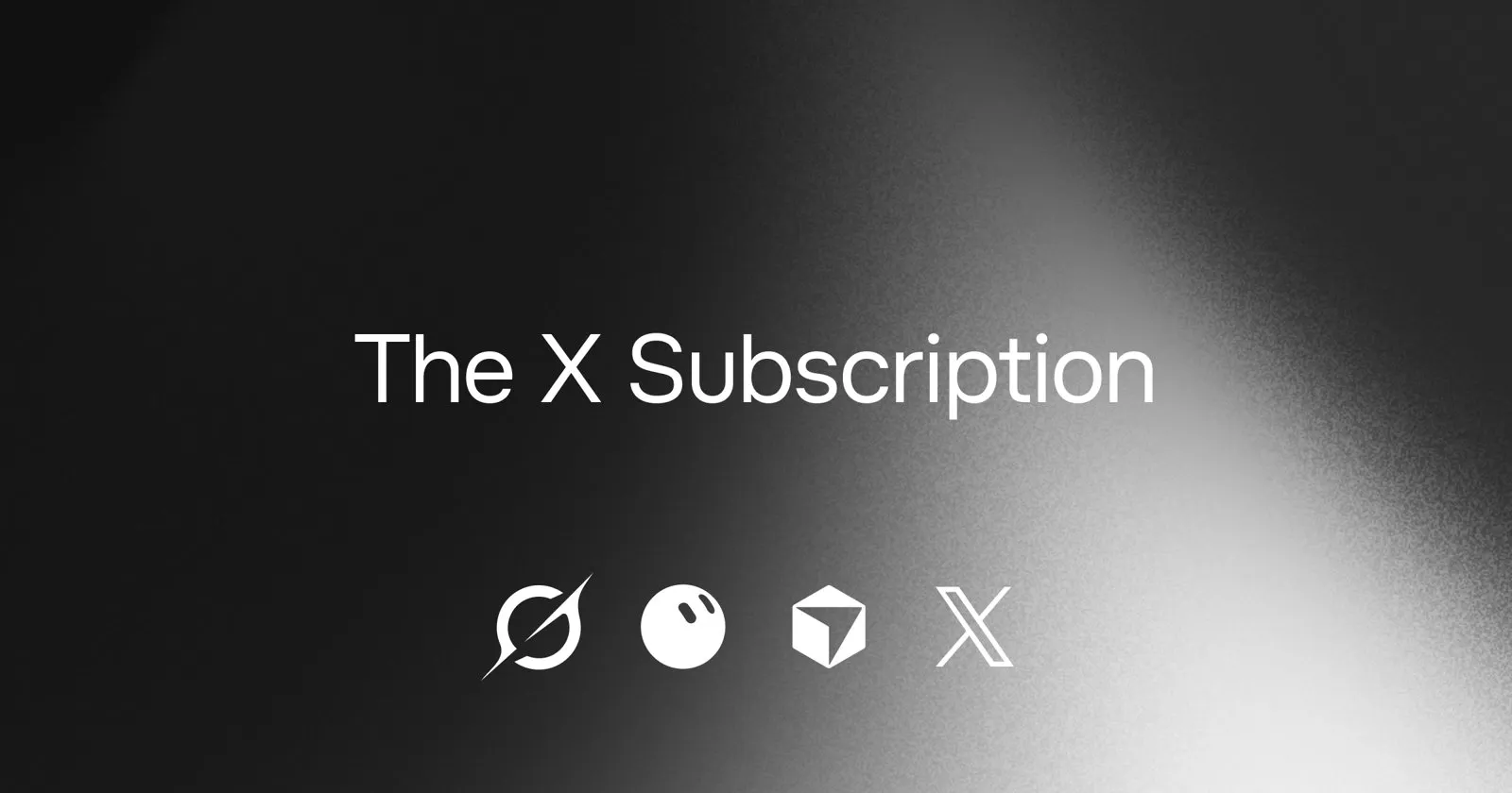 The X Subscription и значки Grok, Grok Bot, Cursor и X