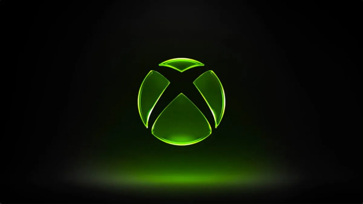 Логотип Xbox на чёрном фоне