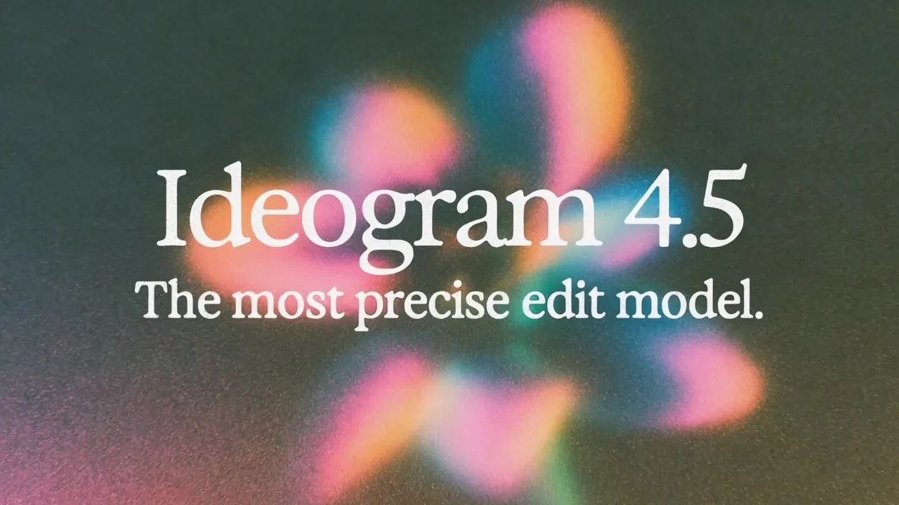 Видео Ideogram о модели 4.5