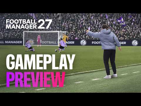 Превью ролика Football Manager 27 о новых функциях