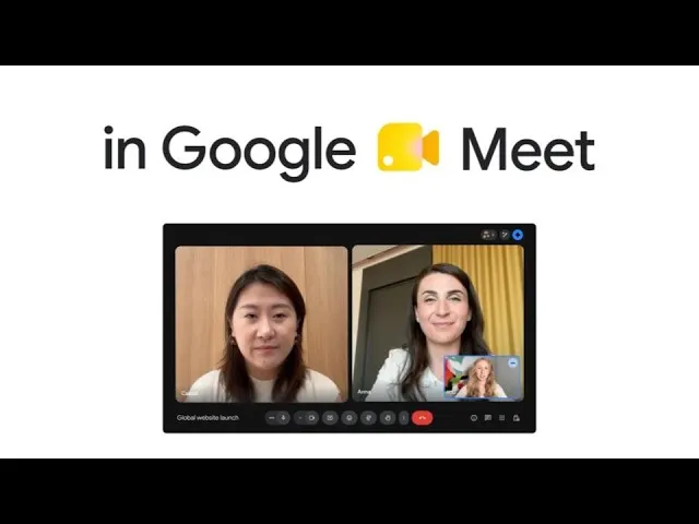 Видео Google о переводе речи в Meet