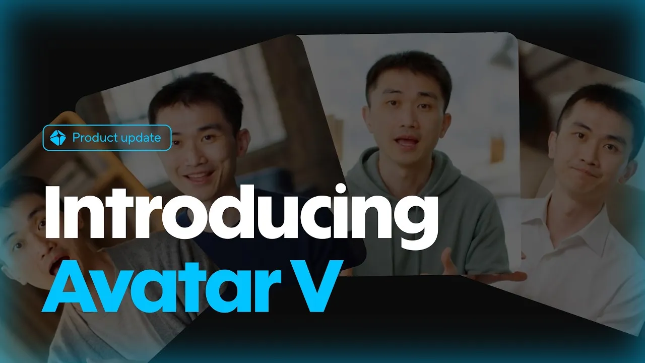 Видео HeyGen об Avatar V