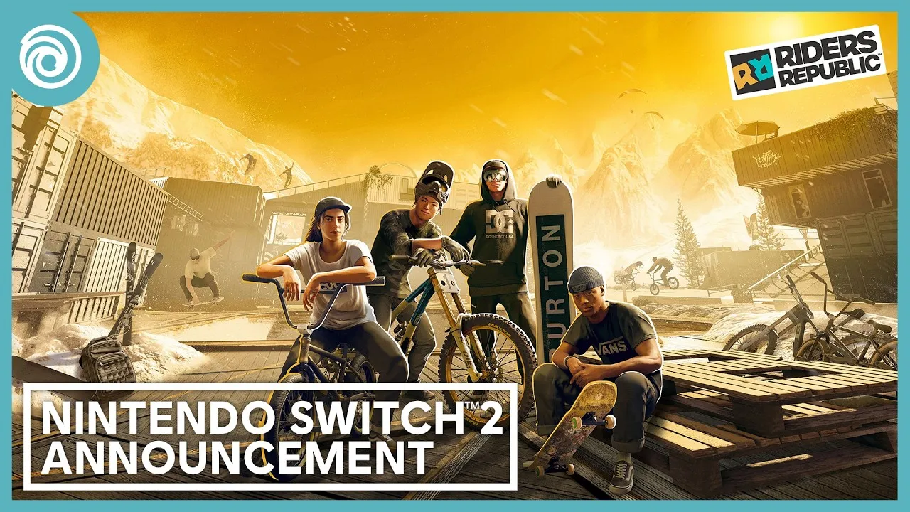 Ролик с анонсом Riders Republic для Nintendo Switch 2