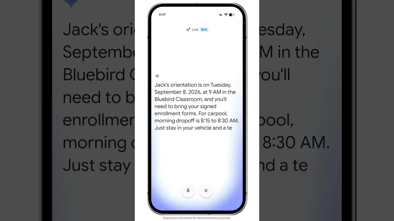 Видео Google Workspace о Gmail Live