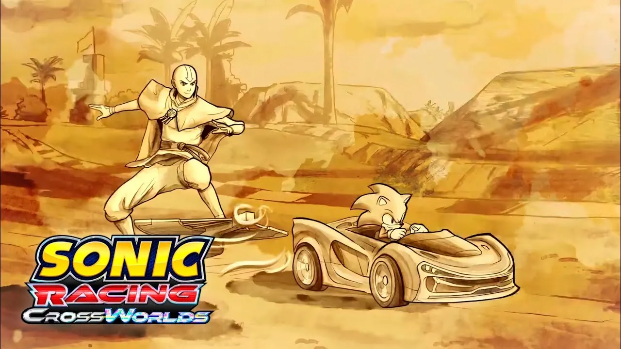 Трейлер пакета Avatar Legends для Sonic Racing: CrossWorlds