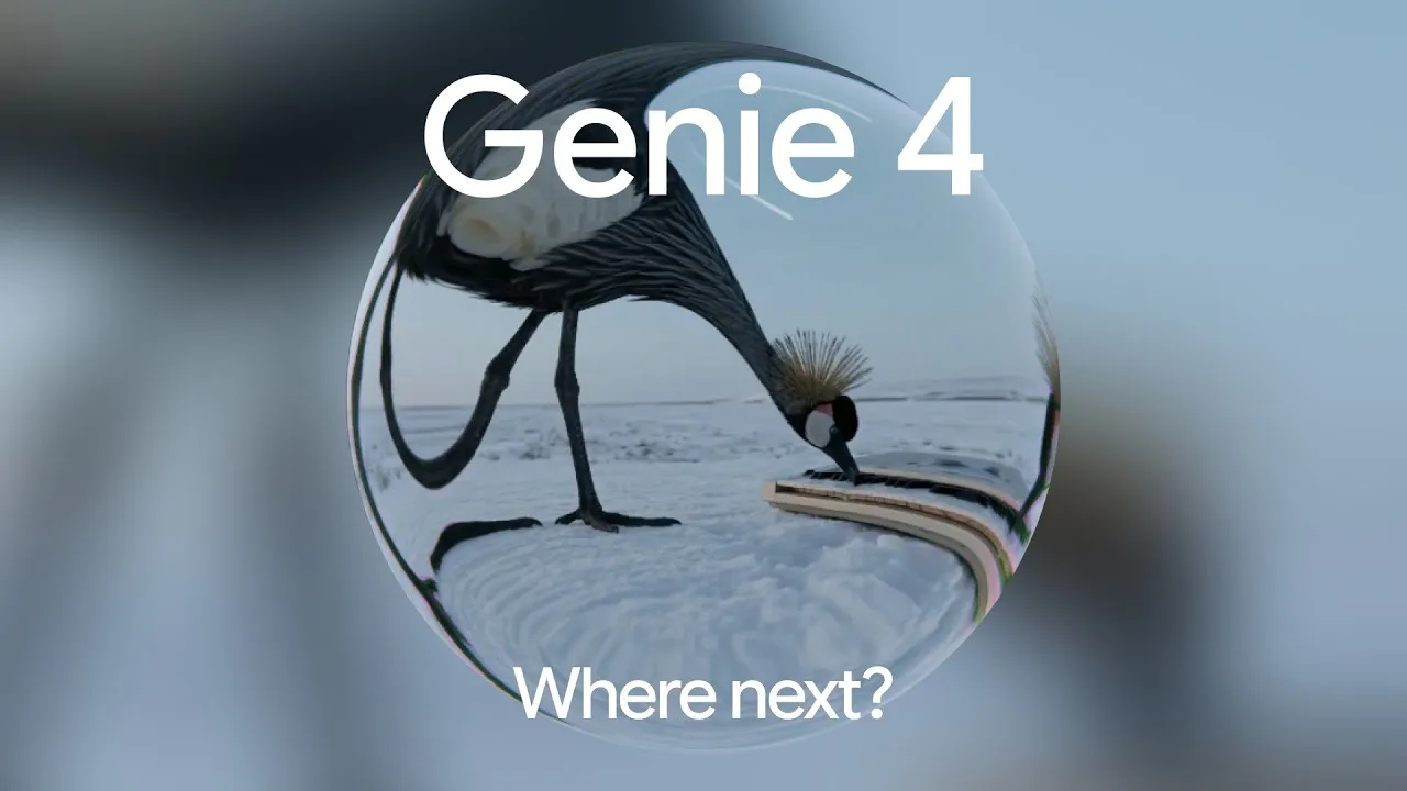 Видео Google DeepMind о Genie 4