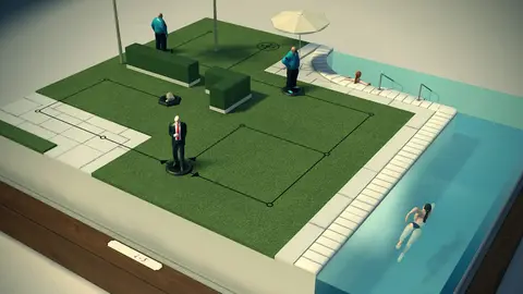 Hitman GO: скриншот 1
